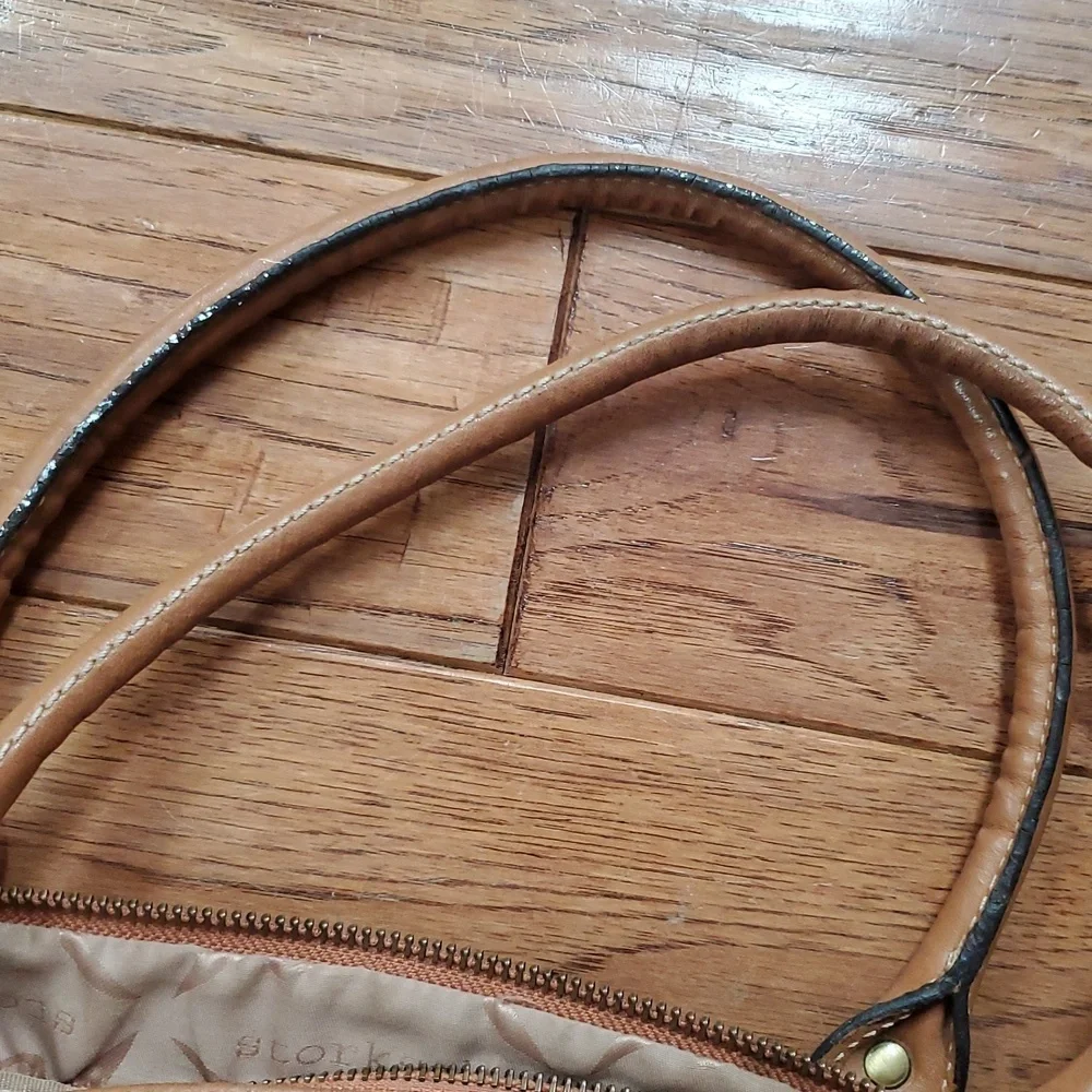 Storksak Elizabeth Leather Diaper Bag